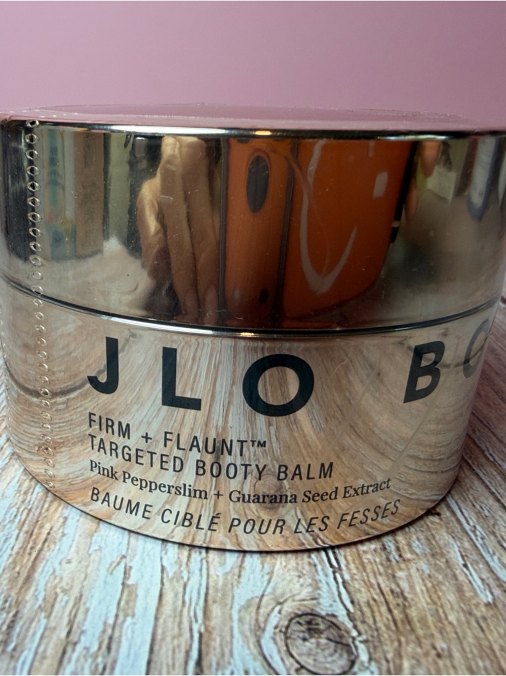 JLO Body Firm + Flaunt Targeted Booty Balm — Pink